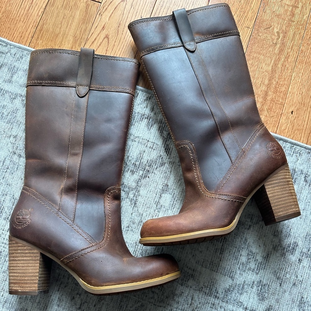 Timberland Women's Brown Heeled Boots